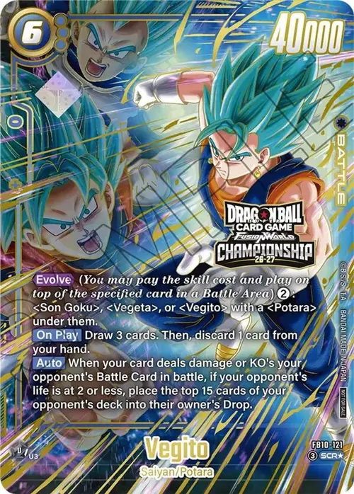 Vegito - FB10-121 (Championship 26-27) card art