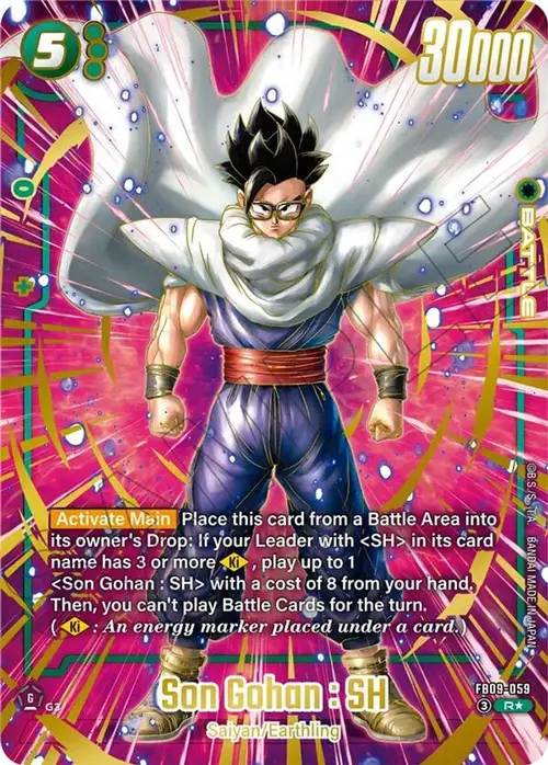 Son Gohan : SH - FB09-059 (2nd Anniversary Set) card art
