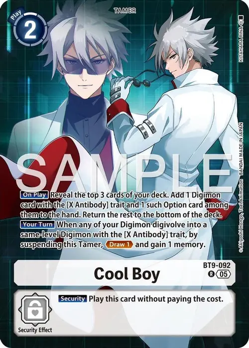 Cool Boy (Tamer's Selection Box Ver. X Antibody) card art