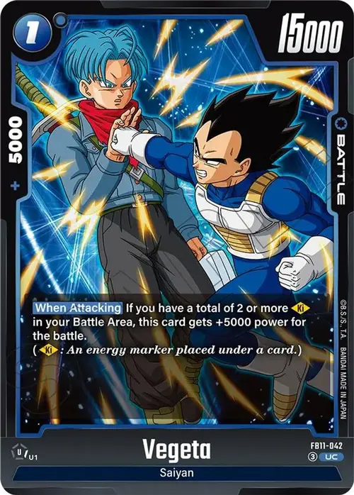 Vegeta - FB11-042 card art