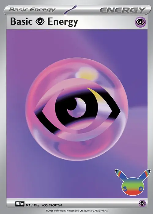 Basic Psychic Energy - 013 (30th Celebration) card art
