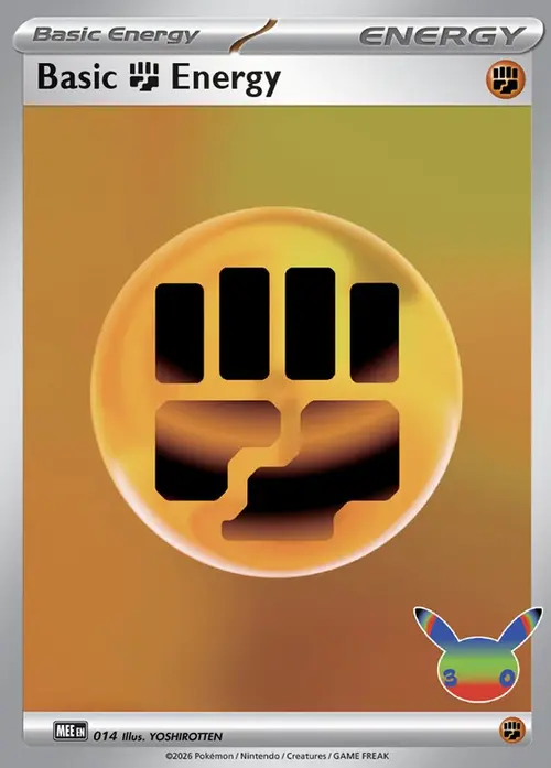 Basic Fighting Energy - 014 (30th Celebration) card art