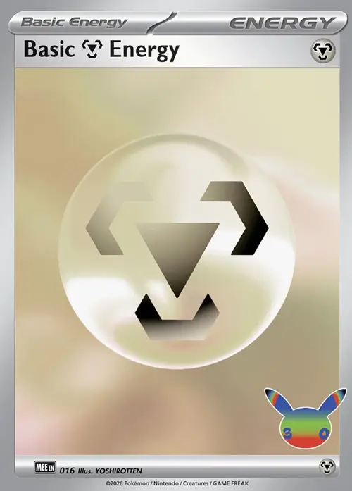 Basic Metal Energy - 016 (30th Celebration) card art
