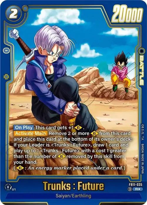 Trunks : Future - FB11-035 (Alternate Art) card art