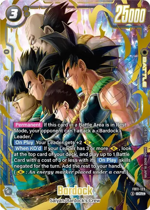 Bardock - FB11-123 (Alternate Art) card art