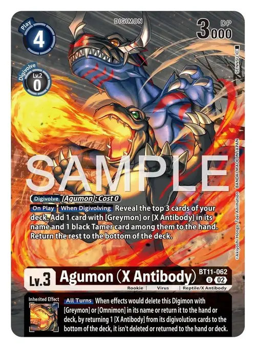 Agumon (X Antibody) (Tamer's Selection Box Ver. X Antibody) card art