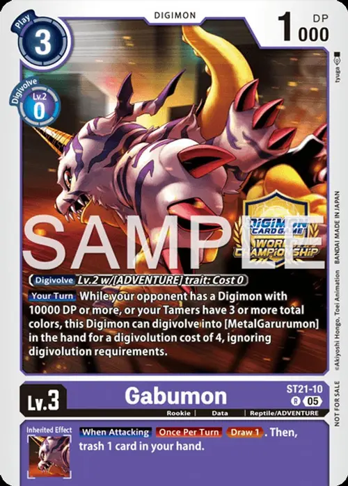 Gabumon (World Championship 26-27 Store Championships Season 2 Top 4) card art