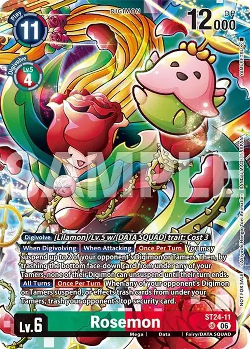 Rosemon (Timeless Bonds Release Event Participant) card art