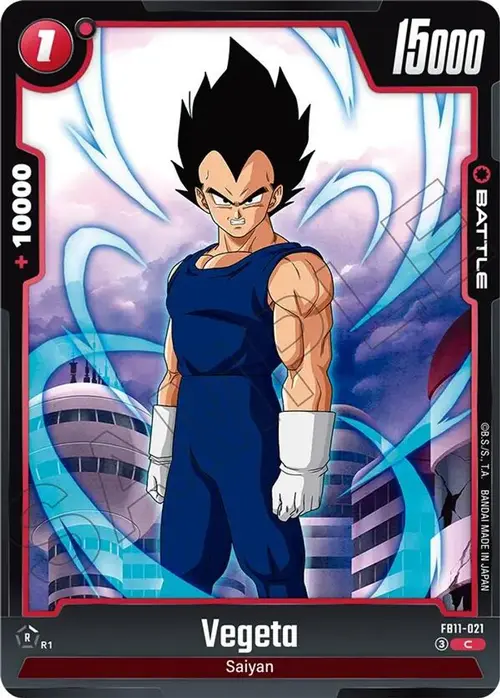 Vegeta - FB11-021 card art