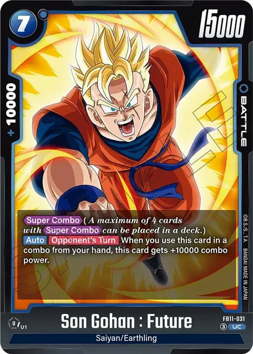 Son Gohan : Future - FB11-031 card art