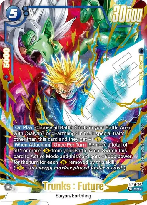Trunks : Future - FB11-037 (Alternate Art) card art