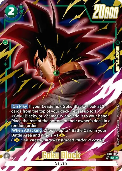 Goku Black - FB11-054 (Alternate Art) card art