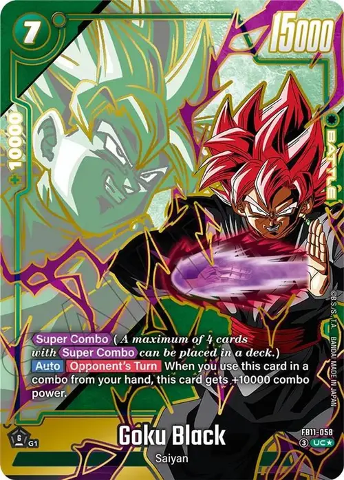 Goku Black - FB11-058 (Alternate Art) card art