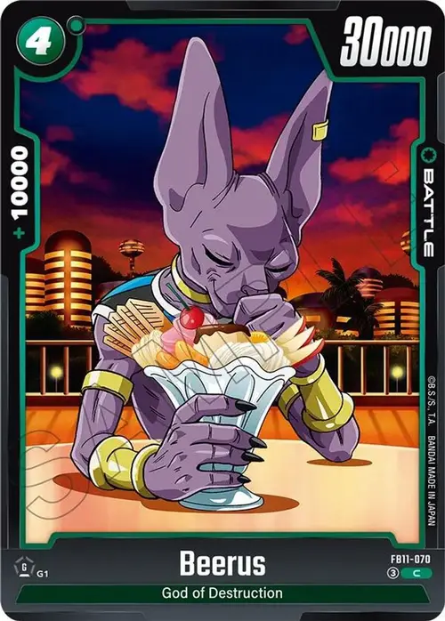 Beerus - FB11-070 card art
