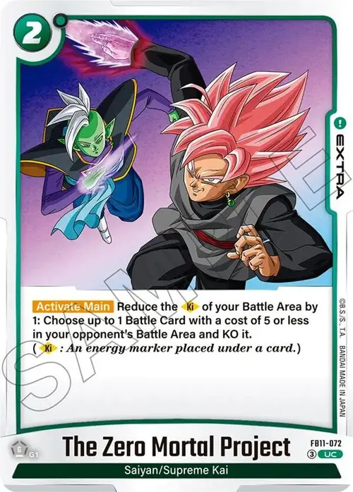 The Zero Mortal Project card art
