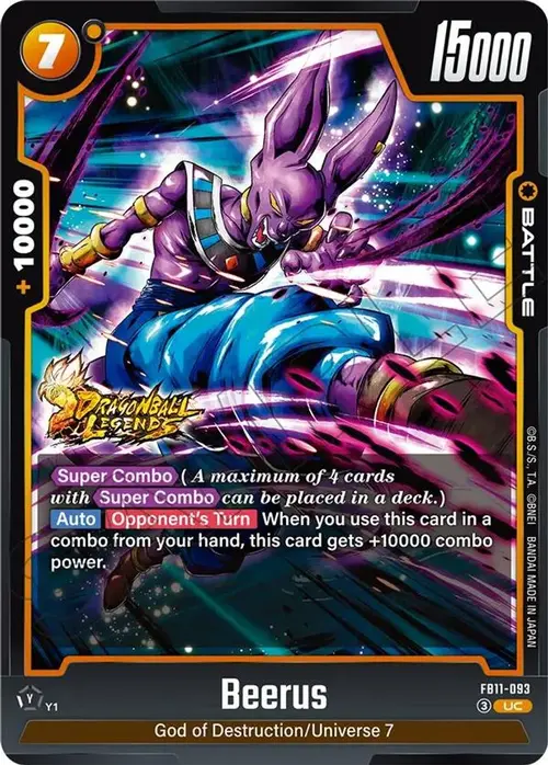 Beerus - FB11-093 card art
