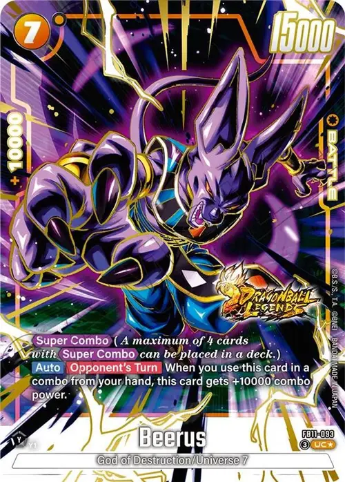 Beerus - FB11-093 (Alternate Art) card art