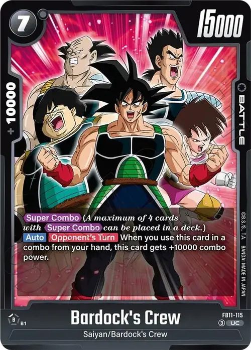 Bardock's Crew - FB11-115 card art