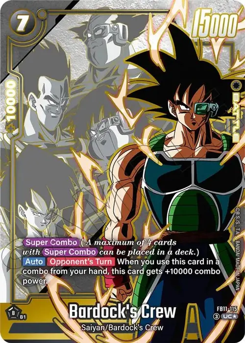 Bardock's Crew - FB11-115 (Alternate Art) card art