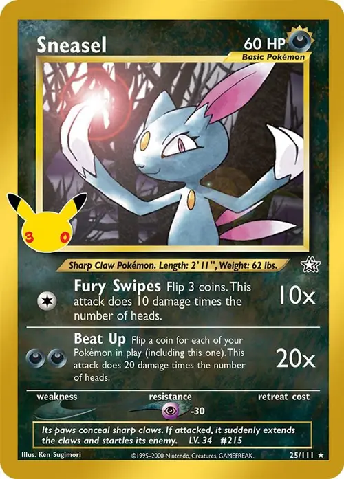 Sneasel card art