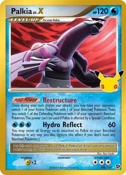 Palkia LV.X card art