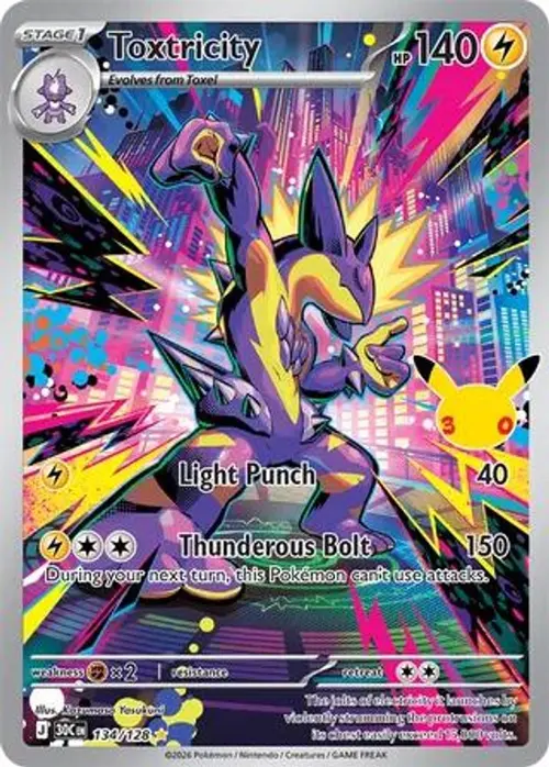 Toxtricity - 134/128 card art