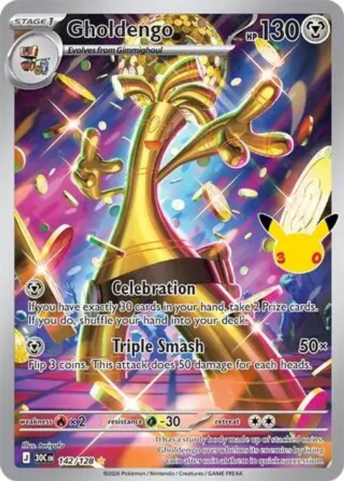 Gholdengo - 142/128 card art