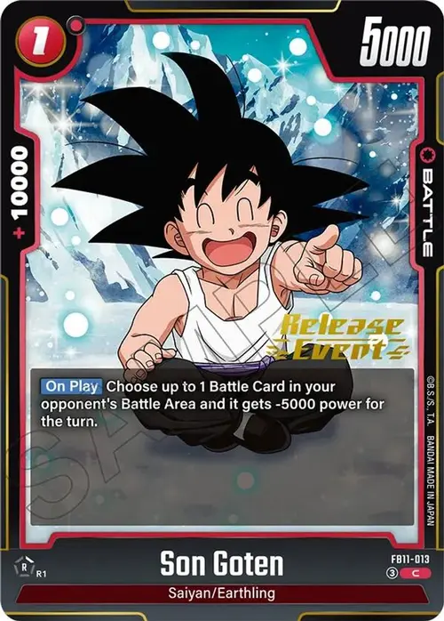 Son Goten - FB11-013 card art