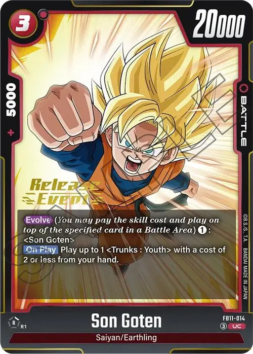 Son Goten - FB11-014 card art