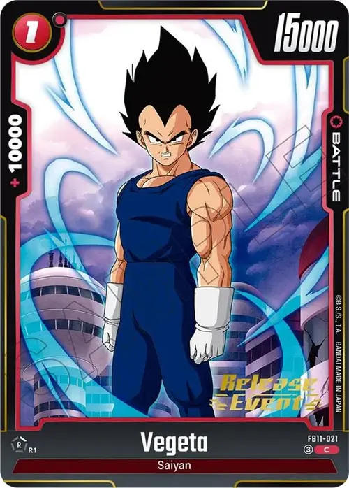 Vegeta - FB11-021 card art
