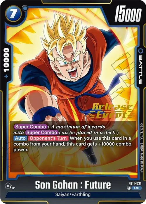 Son Gohan : Future - FB11-031 card art