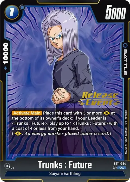Trunks : Future - FB11-034 card art