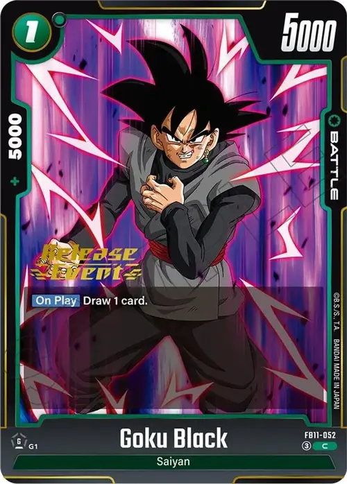 Goku Black - FB11-052 card art