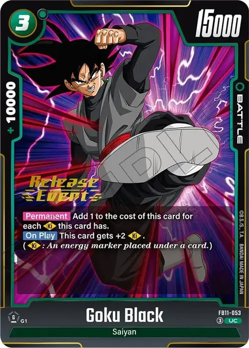 Goku Black - FB11-053 card art