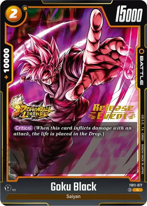Goku Black - FB11-077 card art