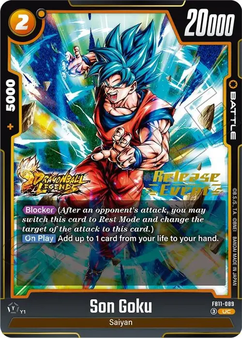 Son Goku - FB11-089 card art