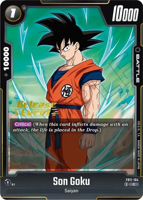 Son Goku - FB11-104 card art