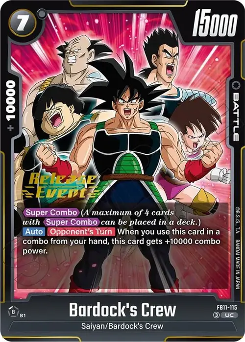 Bardock's Crew - FB11-115 card art