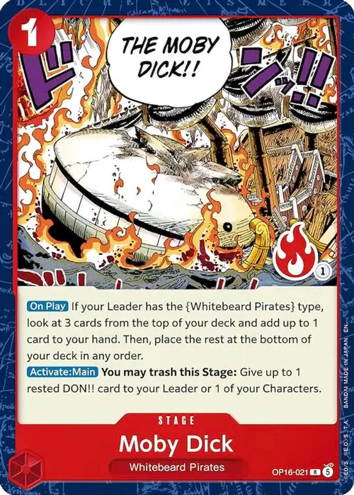 Moby Dick (Ace Deck) card art