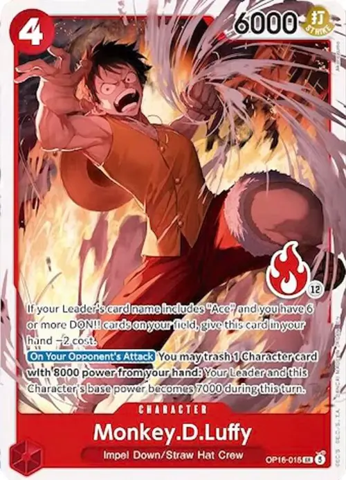 Monkey.D.Luffy (OP16-015) (Ace Deck) card art