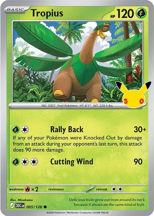 Tropius card art