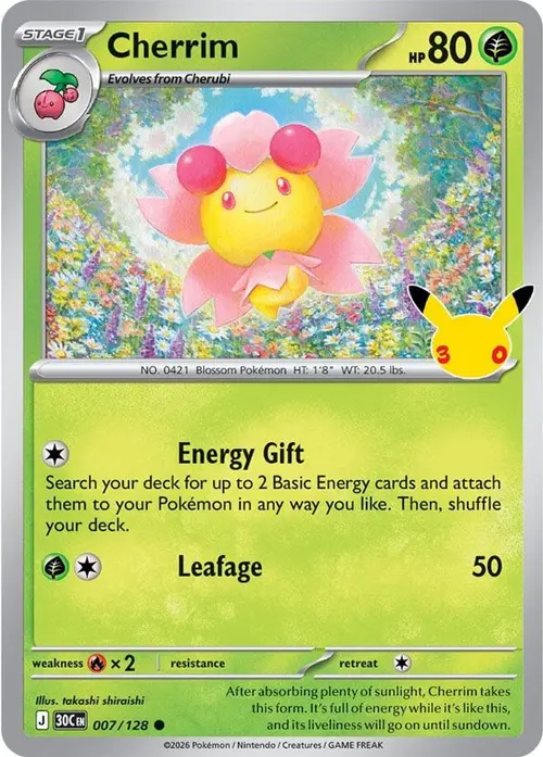 Cherrim card art