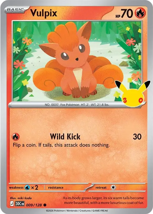 Vulpix card art