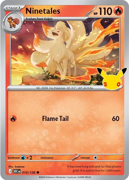 Ninetales card art