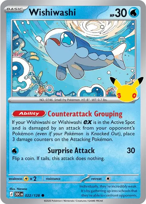 Wishiwashi card art