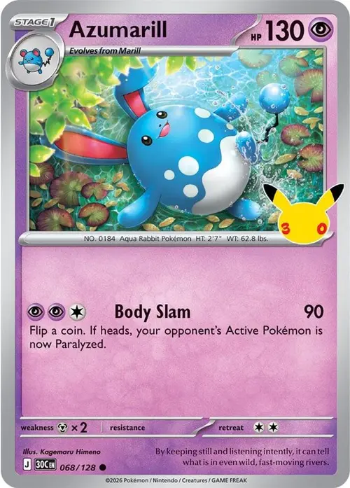 Azumarill card art