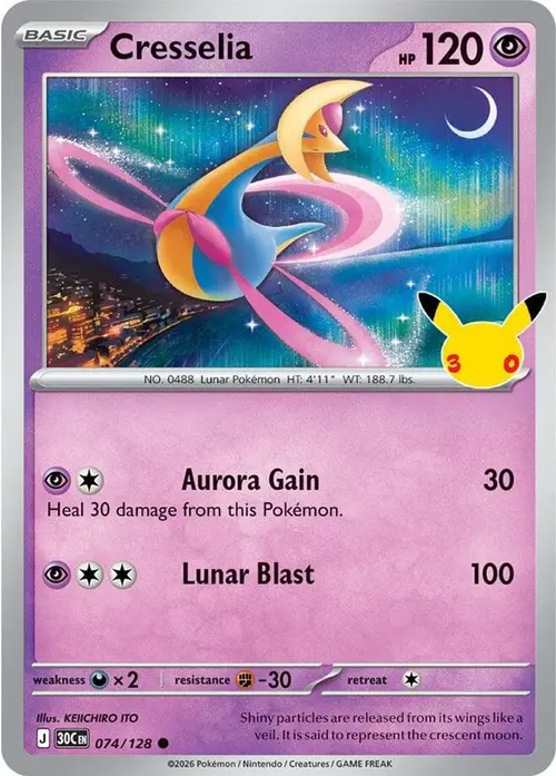 Cresselia card art