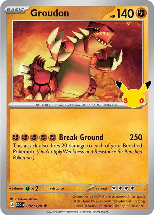 Groudon card art