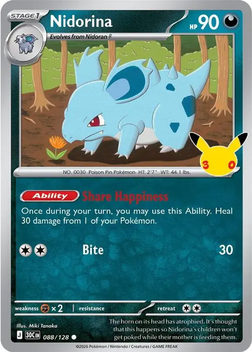 Nidorina card art