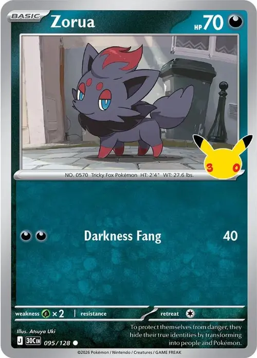 Zorua card art